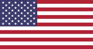 american flag-Orange