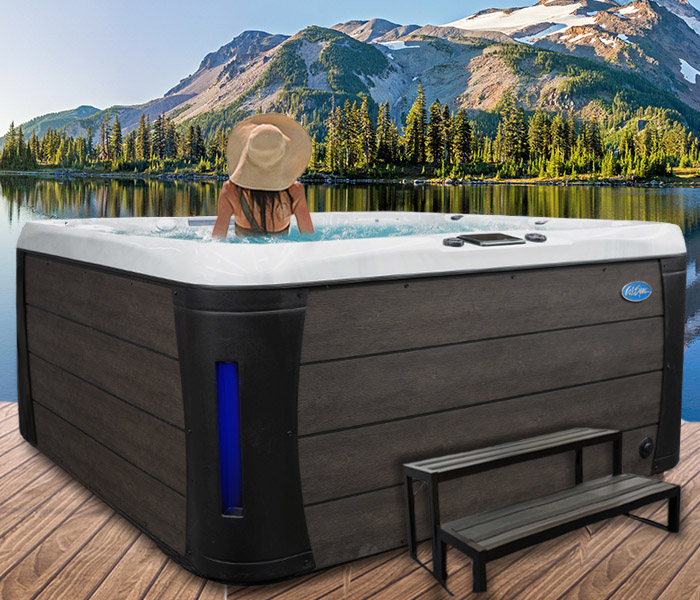 Calspas hot tub being used in a family setting - hot tubs spas for sale Orange