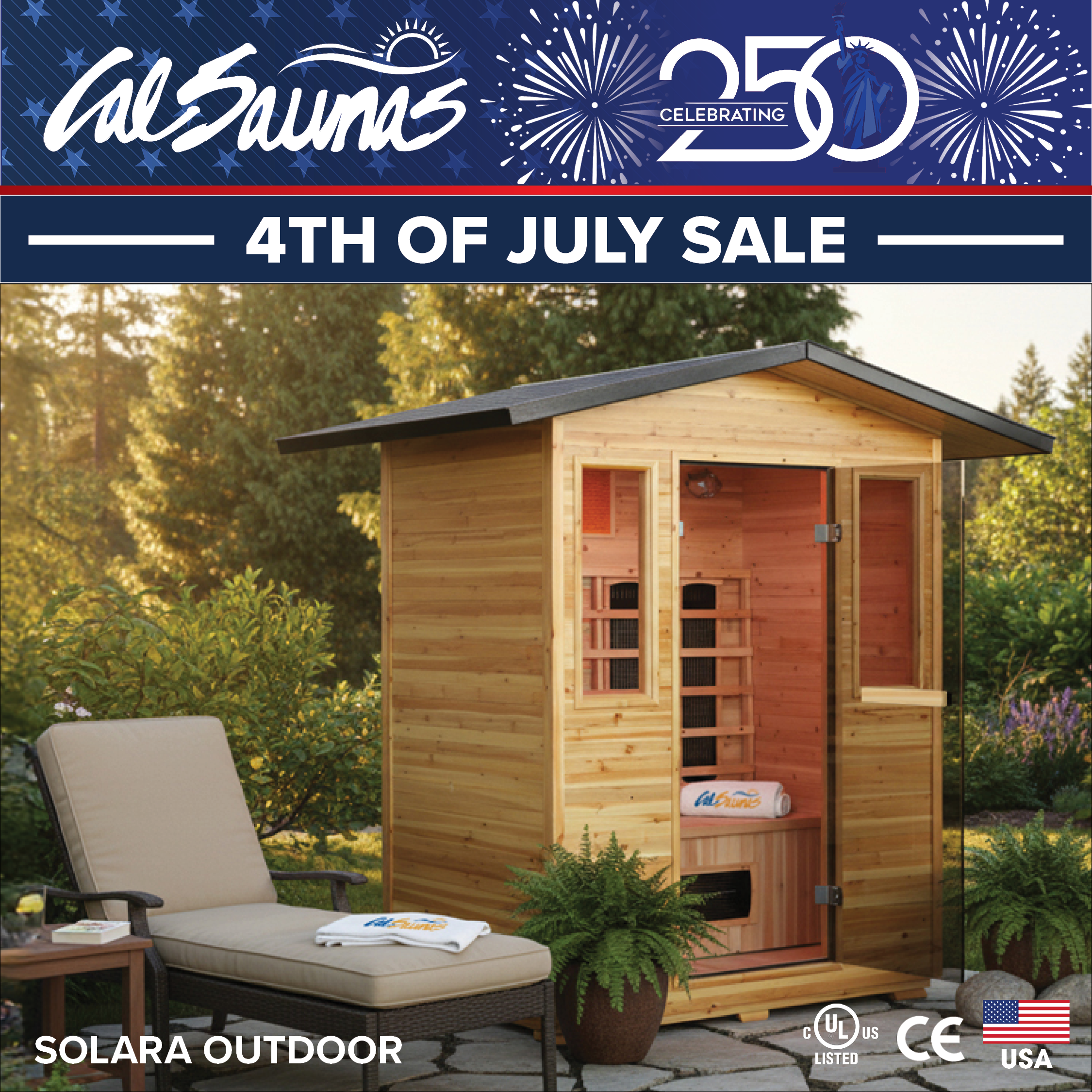 Calspas hot tub being used in a family setting - Orange